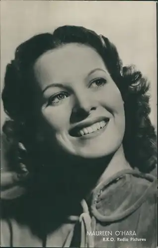 Ak Schauspielerin Maureen O' Hara, Portrait