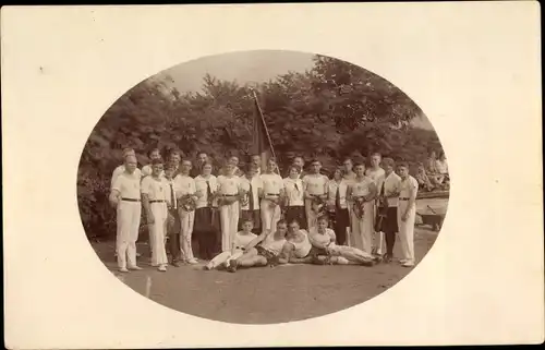 Foto Ak Grünheide in der Mark, Turner, Gruppenfoto 1929