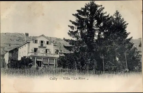 Ak Cully Bourg en Lavaux Kt, Villa La Rive