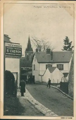 Ak St Chéron Essonne, Städtische Michelin-Plakette