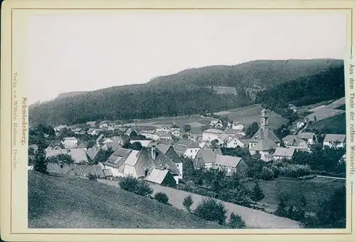 Foto Schmiedeberg Erzgebirge, Tal der roten Weißeritz, Gesamtansicht