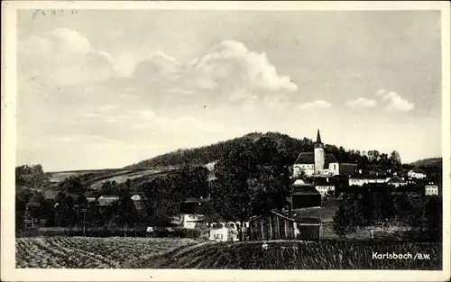 Ak Karlsbach Waldkirchen Niederbayern, Gesamtansicht