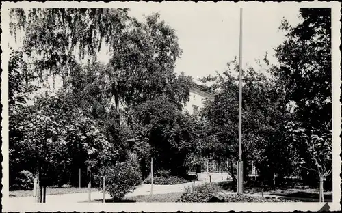 Foto Ak Gotha in Thüringen, Grundstück Bahnhofstraße 15, Vordergarten