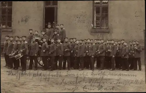 Foto Ak Hannover in Niedersachsen, Deutsche Soldaten in Uniformen, Gruppenaufnahme
