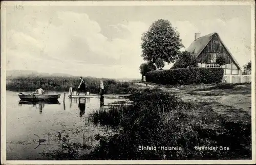 Ak Einfeld Neumünster in Holstein, Einfelder See