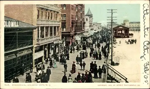 Ak Atlantic City New Jersey USA, Promenade