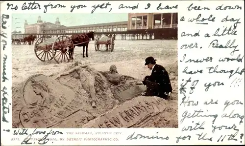 Ak Atlantic City New Jersey USA, Sandman