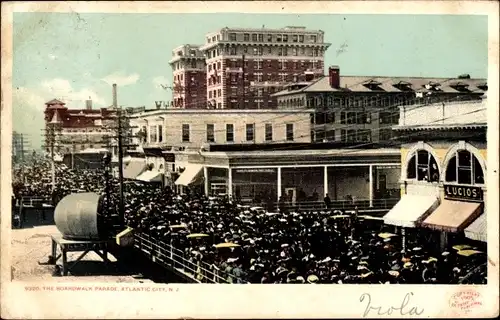 Ak Atlantic City New Jersey USA, Boardwalk Parade