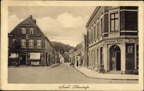 Ak Aurich in Ostfriesland, Lilienstraße, Geschäft von Hermann Kittel