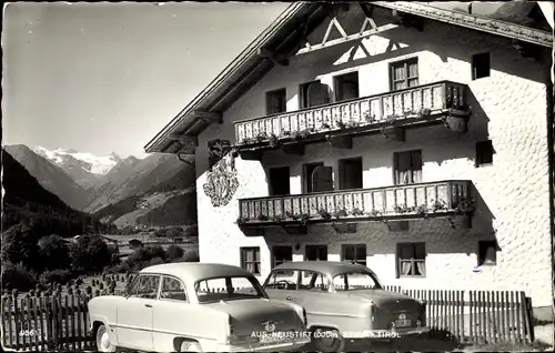 Ak Neustift im Stubaital in Tirol, Café Gletscherblick