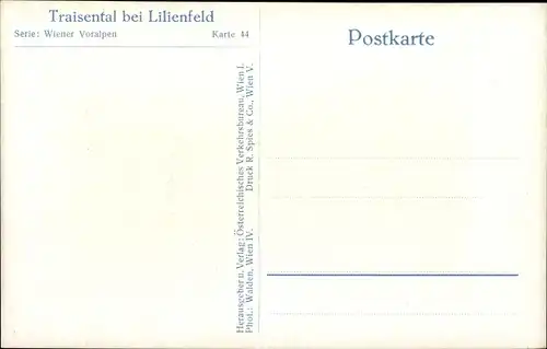 Ak Lilienfeld in Niederösterreich, Traisental, Winter, Wiener Voralpen