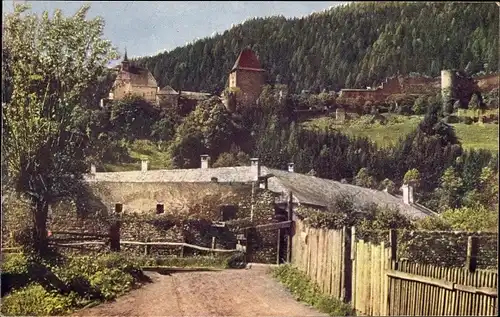 Ak Friesach in Kärnten, Ruine Petersberg