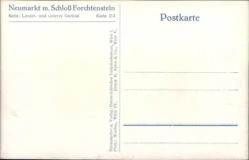 Ak Neumarkt in der Steiermark, Schloss Forchtenstein