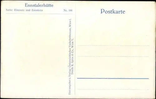 Ak Eisenerz und Ennsknie Steiermark, Ennstalerhütte