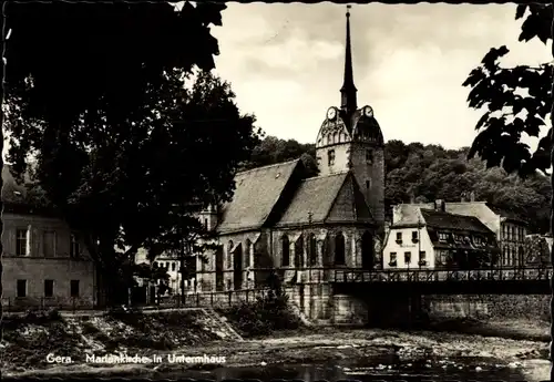 Ak Untermhaus Gera in Thüringen, Marienkirche