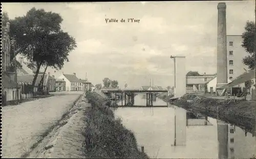Ak Nieuport Nieuwpoort Westflandern, Vallee de l'Yser
