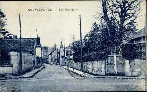 Ak Gouvieux Oise, Rue Paul Bert