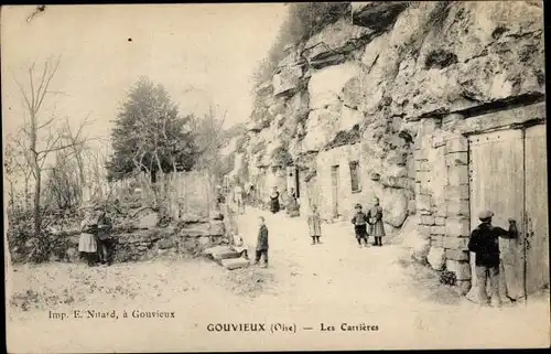 Ak Gouvieux Oise, Les Carrieres