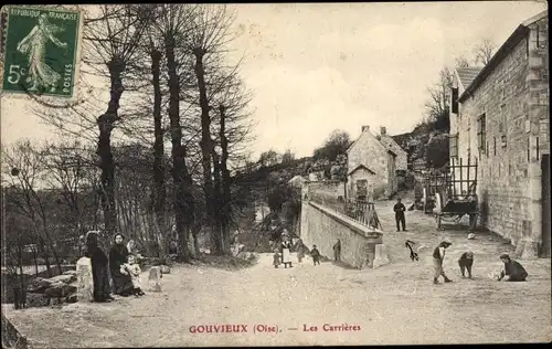 Ak Gouvieux Oise, Les Carrieres