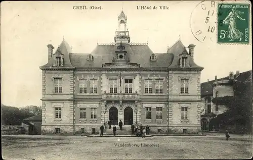 Ak Creil-Oise, Rathaus