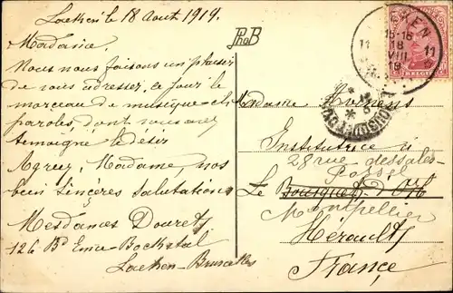 Ak Lourdes Hautes Pyrénées, Grotte Unserer Lieben Frau von Lourdes