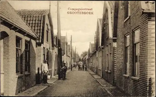 Ak Grootebroek Nordholland, Compagniestraat