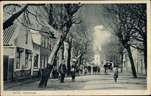 Ak Kats Noord Beveland Zeeland Niederlande, Voorstraat