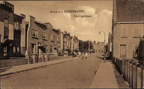 Ak Bodegraven Südholland, Koningstraat