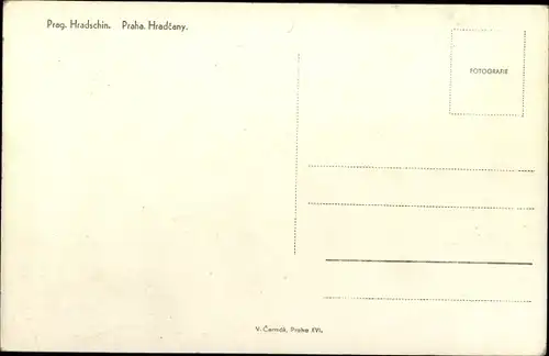 Ak Praha Prag Tschechische Republik, Hradschin Hradschin
