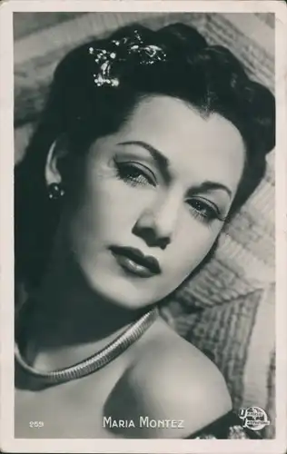 Ak Schauspielerin Maria Montez, Portrait