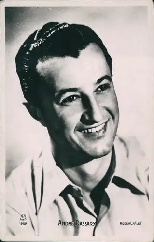 Ak Schauspieler Andre Dassary, Portrait