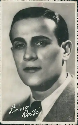 Ak Schauspieler Tino Rossi, Portrait