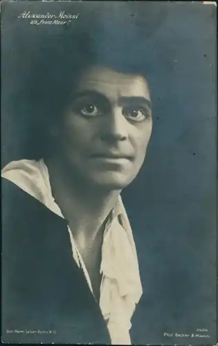 Ak Schauspieler Alexander Moissi, Film Franz Moor, Portrait