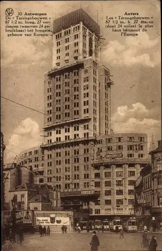 Ak Anvers Antwerpen Flandern, De Torengebouwen