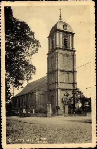Ak Bottelare Ostflandern, Kirche