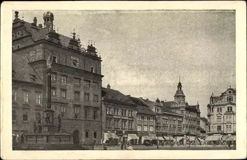 Ak Plzeň Pilsen Stadt, Platz