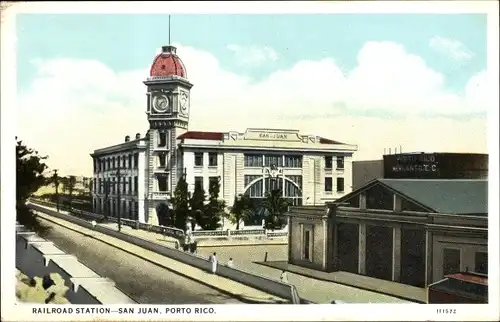 Ak San Juan Puerto Rico, Bahnhof