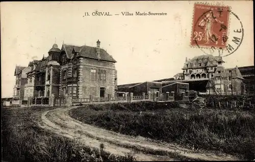 Ak Onival Somme, Villas Marie-Souvestre