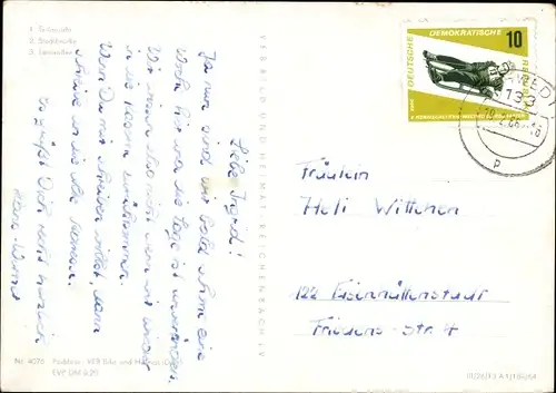 Ak Schwedt an der Oder, Stadtbrücke, Leninallee, Siedlung
