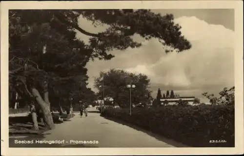 Ak Ostseebad Heringsdorf auf Usedom, Promenade