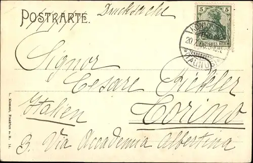 Ak Königstein im Taunus, Innere Ruine