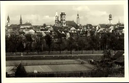 Ak Zittau in Sachsen, Stadt von Süden