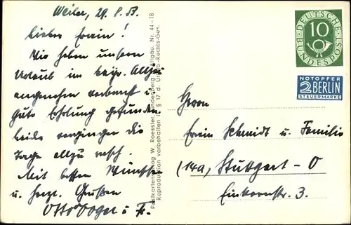 Ak Weiler Simmerberg im Allgäu, Panorama