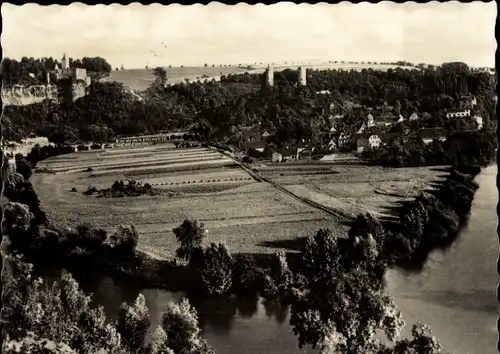 Ak Saaleck Bad Kösen Naumburg an der Saale, Totalansicht