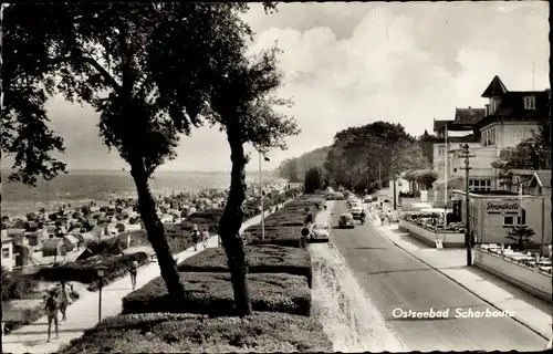 Ak Ostseebad Scharbeutz in Holstein, Promenade, Strand