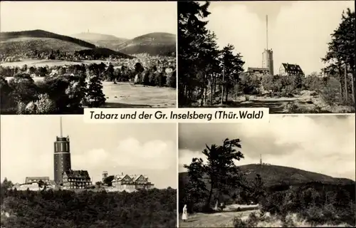 Ak Tabarz im Thüringer Wald, Großer Inselsberg, Panorama