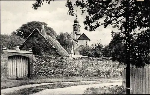 Ak Dahme in der Mark, Südhag, Kirche