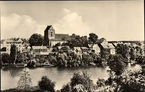 Ak Lychen in der Uckermark, Teilansicht