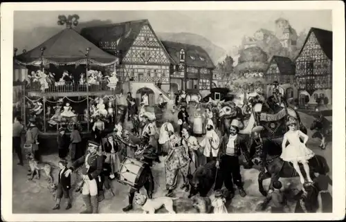 Ak Sonneberg in Thüringen, Deutsches Spielzeugmuseum, Thüringer Kirmes, Weltausstellung Brüssel 1910