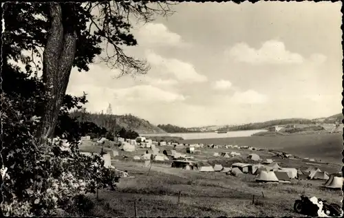 Ak Pöhl Vogtland, Talsperre, Campingplatz